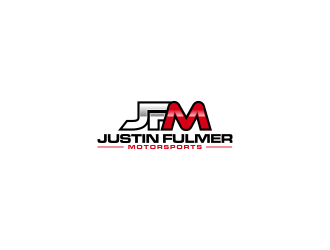 Justin Fulmer Motorsports logo design by haidar