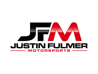 Justin Fulmer Motorsports logo design by haidar