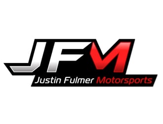 Justin Fulmer Motorsports logo design by DreamLogoDesign