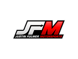 Justin Fulmer Motorsports logo design by yunda