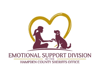 Emotional Support Division of the Hampden County Sheriffs Office  logo design by rahmatillah11
