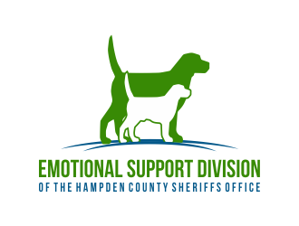 Emotional Support Division of the Hampden County Sheriffs Office  logo design by Girly
