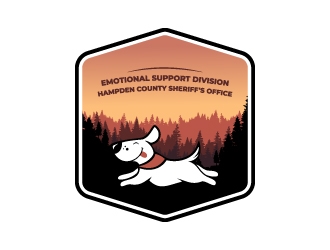 Emotional Support Division of the Hampden County Sheriffs Office  logo design by Indominus&deg;