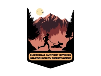 Emotional Support Division of the Hampden County Sheriffs Office  logo design by Indominus&deg;