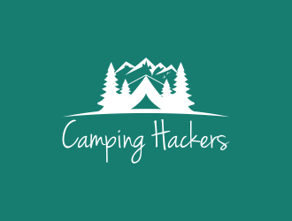 Camping Hackers logo design by ayda_art