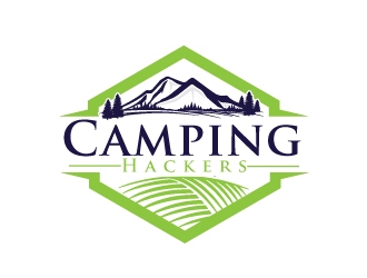 Camping Hackers logo design by AamirKhan