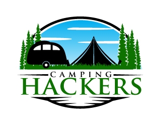 Camping Hackers logo design by AamirKhan