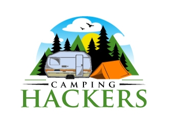 Camping Hackers logo design by AamirKhan