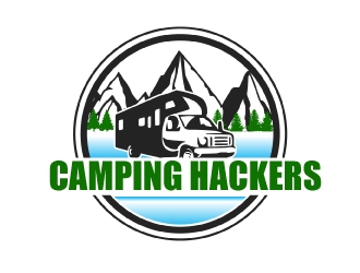 Camping Hackers logo design by AamirKhan