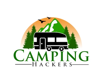 Camping Hackers logo design by AamirKhan