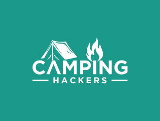 Camping Hackers logo design by haidar