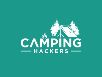 Camping Hackers logo design by haidar