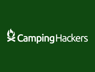 Camping Hackers logo design by yippiyproject