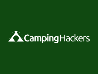 Camping Hackers logo design by yippiyproject