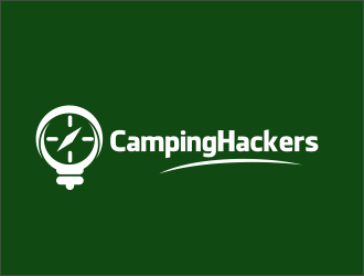 Camping Hackers logo design by serprimero