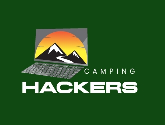 Camping Hackers logo design by drifelm