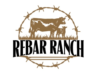Rebar Ranch logo design by AamirKhan