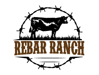 Rebar Ranch logo design by AamirKhan