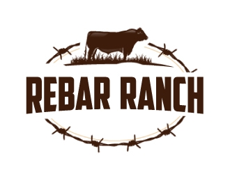 Rebar Ranch logo design by AamirKhan