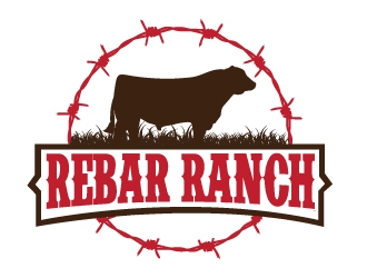 Rebar Ranch logo design by AamirKhan