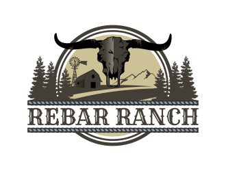 Rebar Ranch logo design by Kruger