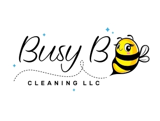 Busy B Cleaning logo design by forevera