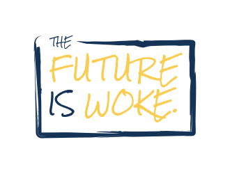 THE FUTURE IS WOKE. logo design by done
