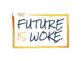 THE FUTURE IS WOKE. logo design by done