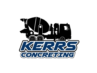Kerrs concreting  logo design by AamirKhan