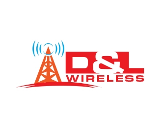 D&L Wireless logo design by MarkindDesign