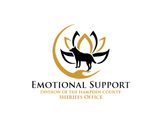 Emotional Support Division of the Hampden County Sheriffs Office  logo design by Gwerth