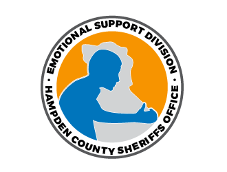 Emotional Support Division of the Hampden County Sheriffs Office  logo design by justin_ezra