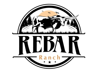 Rebar Ranch logo design by DreamLogoDesign