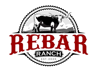 Rebar Ranch logo design by DreamLogoDesign