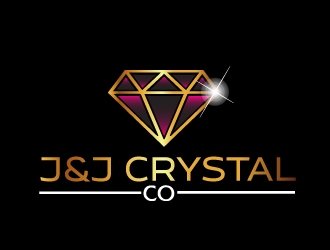 J&J Crystal Co. logo design by AamirKhan