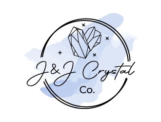 J&J Crystal Co. logo design by MonkDesign