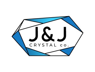 J&J Crystal Co. logo design by MonkDesign