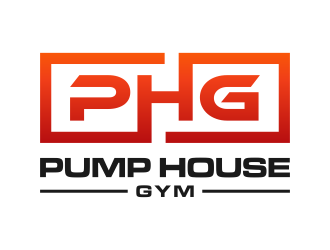 Pump House Gym logo design by pel4ngi
