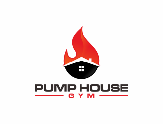 Pump House Gym logo design by InitialD