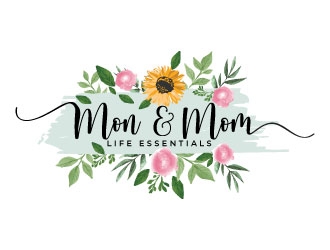 Mon & Mom Life Essentials  logo design by MonkDesign