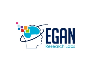 Egan Research Labs  logo design by Marianne