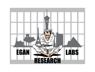 Egan Research Labs  logo design by nona
