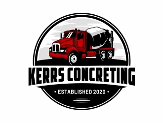 Kerrs concreting  logo design by Mardhi