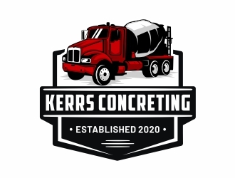 Kerrs concreting  logo design by Mardhi