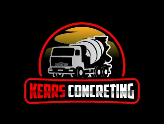 Kerrs concreting  logo design by Kirito