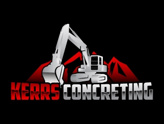 Kerrs concreting  logo design by Kirito