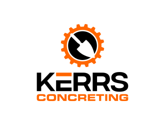 Kerrs concreting  logo design by ingepro