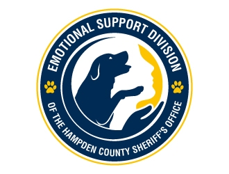 Emotional Support Division of the Hampden County Sheriffs Office  logo design by jaize