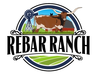 Rebar Ranch logo design by AamirKhan