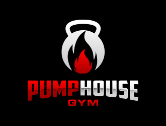 Pump House Gym logo design by lexipej